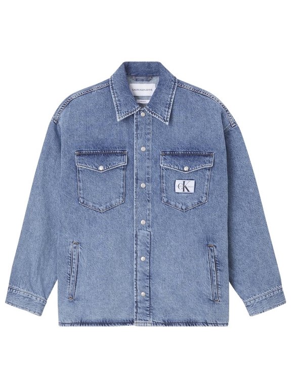 Calvin Klein Jeans Oversized Shirt Jacket - Denim Medium